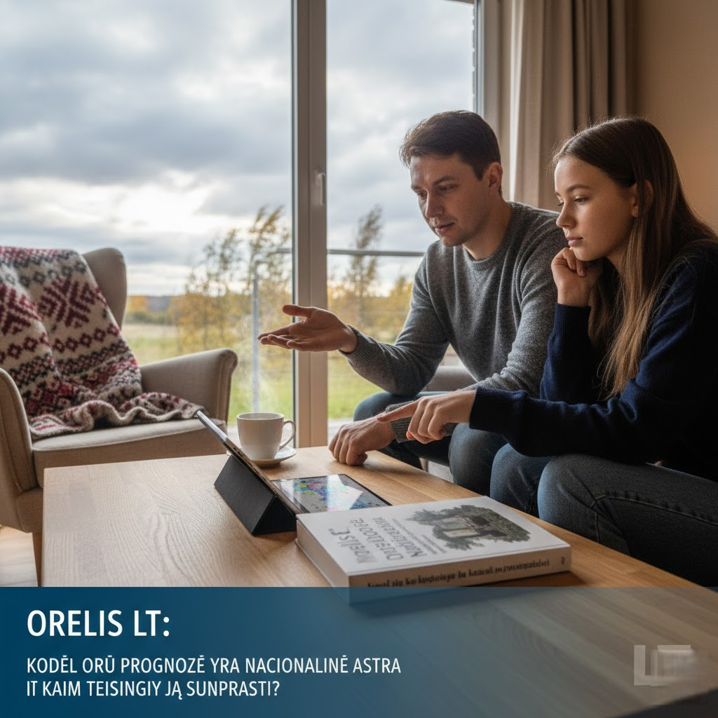 Orelis LT: Kodėl Orų Prognozė Yra Nacionalinė Aistra ir Kaip Teisingai Ją Suprasti?