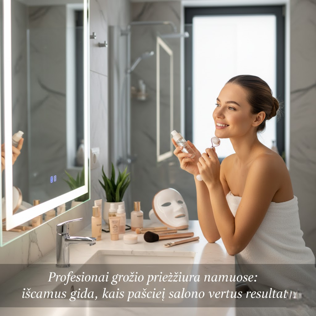 Profesionali grožio priežiūra namuose: išsamus gidas, kaip pasiekti salono vertus rezultatus