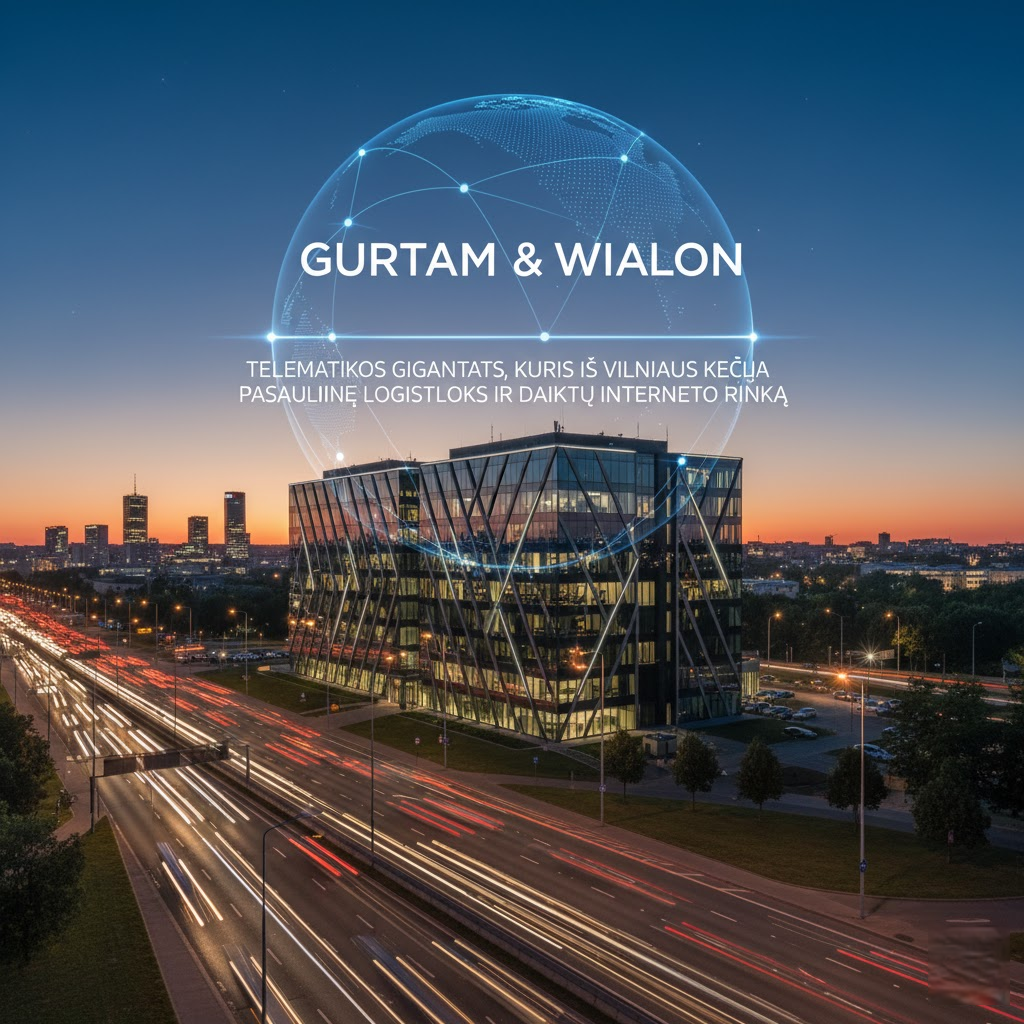 Gurtam ir Wialon: Telematikos gigantas, kuris iš Vilniaus keičia pasaulinę logistikos ir daiktų interneto rinką