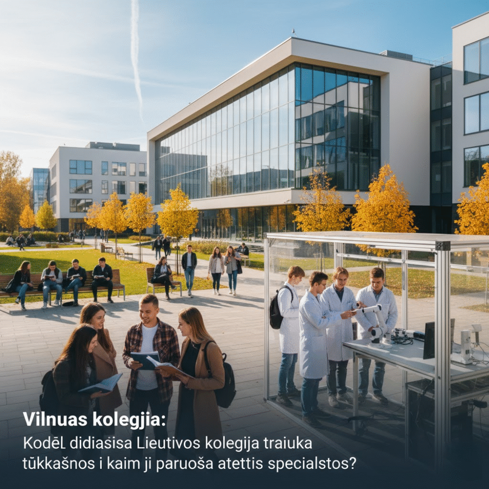Vilniaus kolegija: Kodėl didžiausia Lietuvos kolegija traukia tūkstančius ir kaip ji paruošia ateities specialistus?