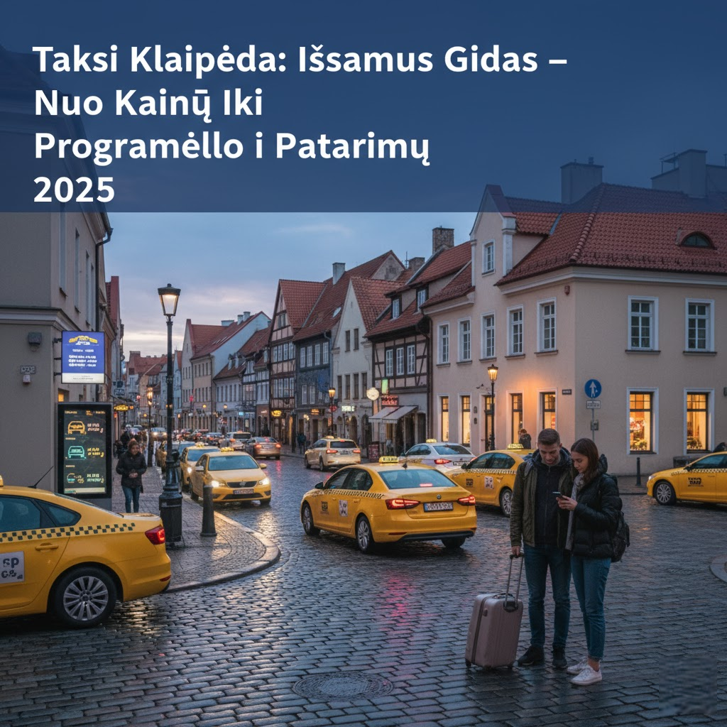 Taksi Klaipėda: Išsamus Gidas – Nuo Kainų Iki Programėlių ir Patarimų 2025