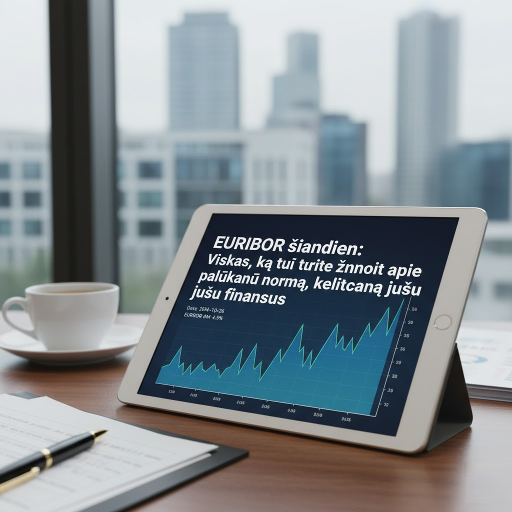 EURIBOR šiandien: Viskas, ką turite žinoti apie palūkanų normą, keičiančią jūsų finansus