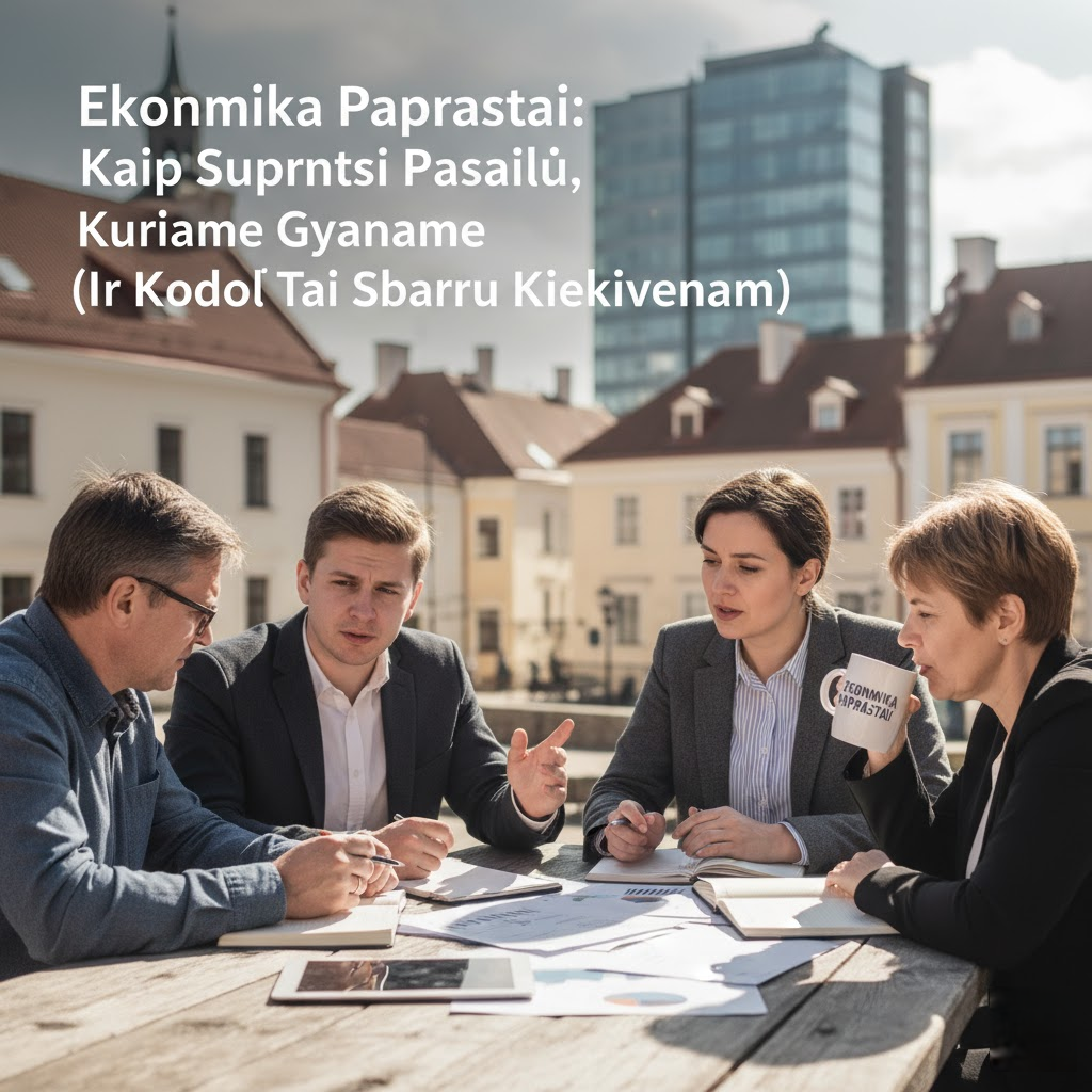 Ekonomika Paprastai: Kaip Suprasti Pasaulį, Kuriame Gyvename (Ir Kodėl Tai Svarbu Kiekvienam)