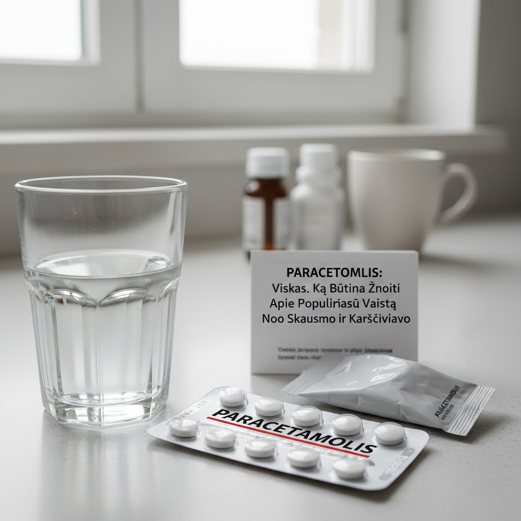 Paracetamolis: Viskas, Ką Būtina Žinoti Apie Populiariausią Vaistą Nuo Skausmo ir Karščiavimo