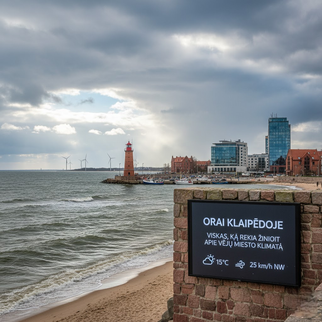 Orai Klaipėdoje: Viskas, Ką Reikia Žinoti Apie Vėjų Miesto Klimatą