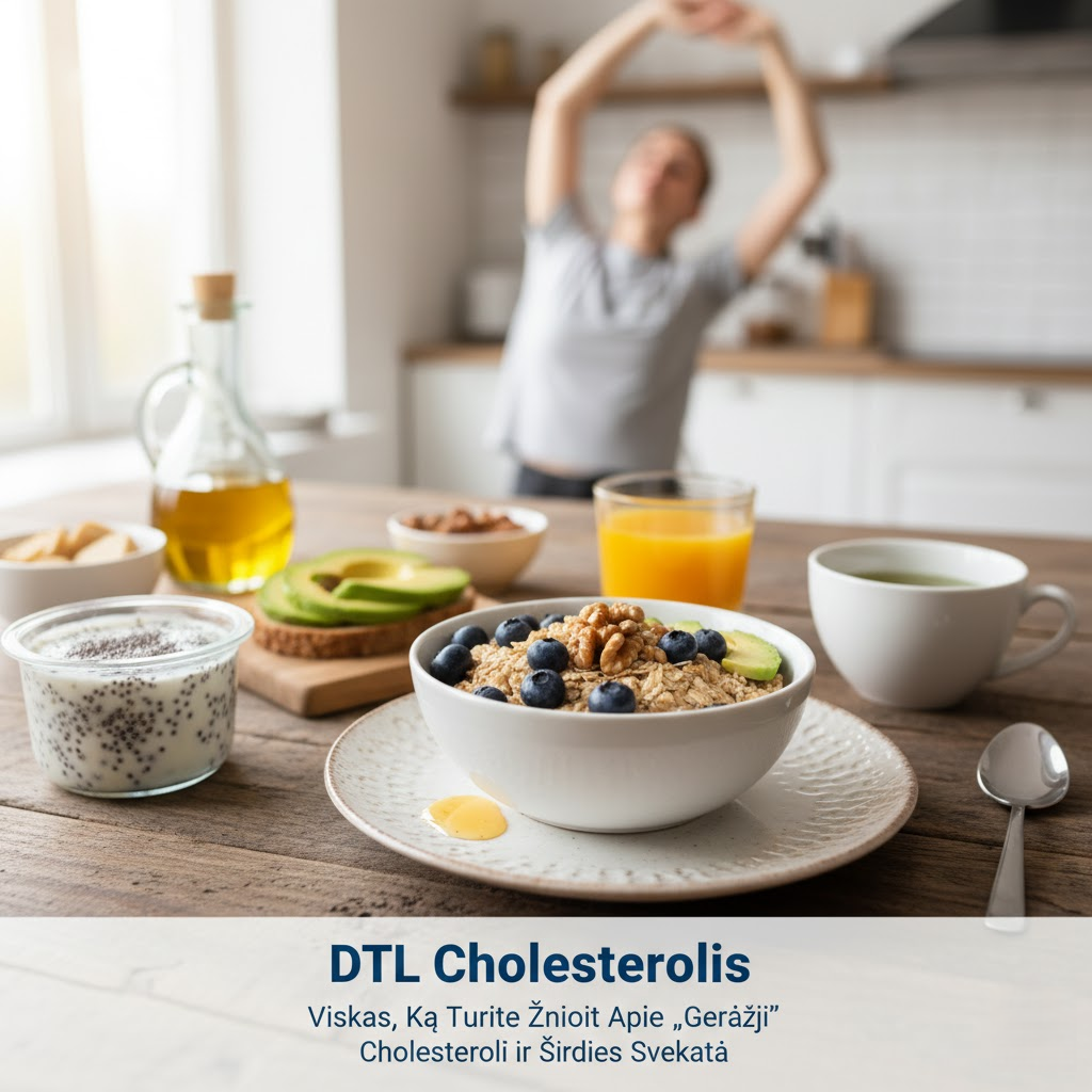 DTL Cholesterolis: Viskas, Ką Turite Žinoti Apie „Gerąjį“ Cholesterolį ir Širdies Sveikatą