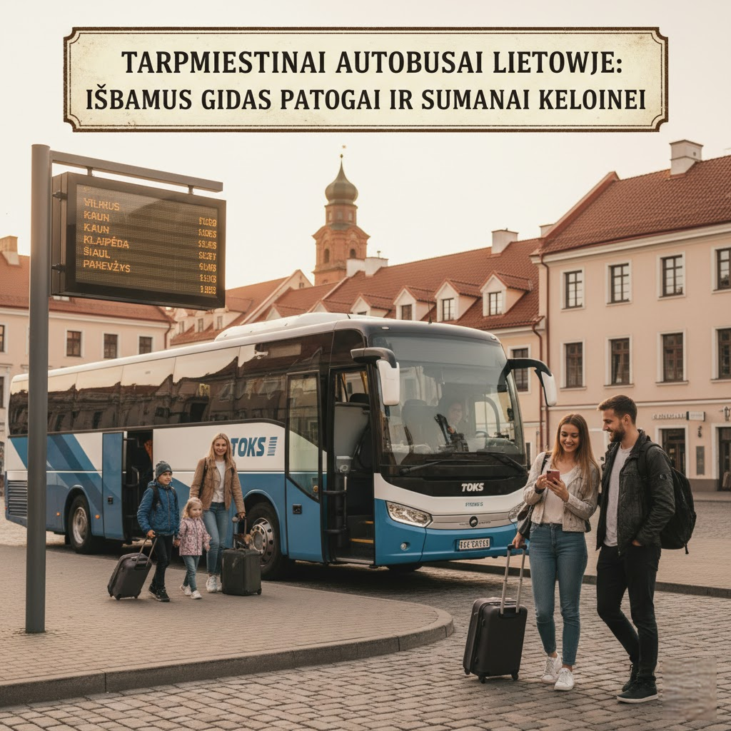 Tarpmiestiniai Autobusai Lietuvoje: Išsamus Gidas Patogiai ir Sumaniai Kelionei