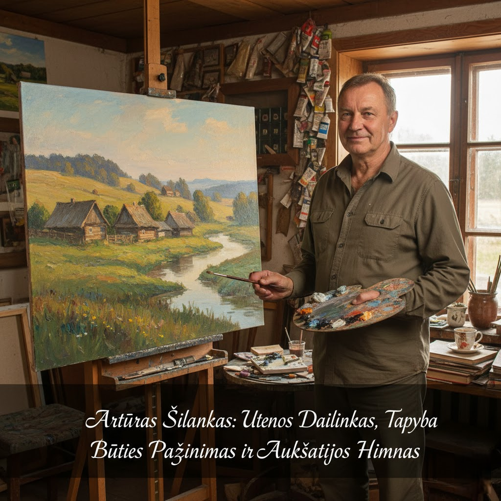 Artūras Šilanskas: Utenos Dailininkas, Tapyba Kaip Būties Pažinimas ir Aukštaitijos Himnas