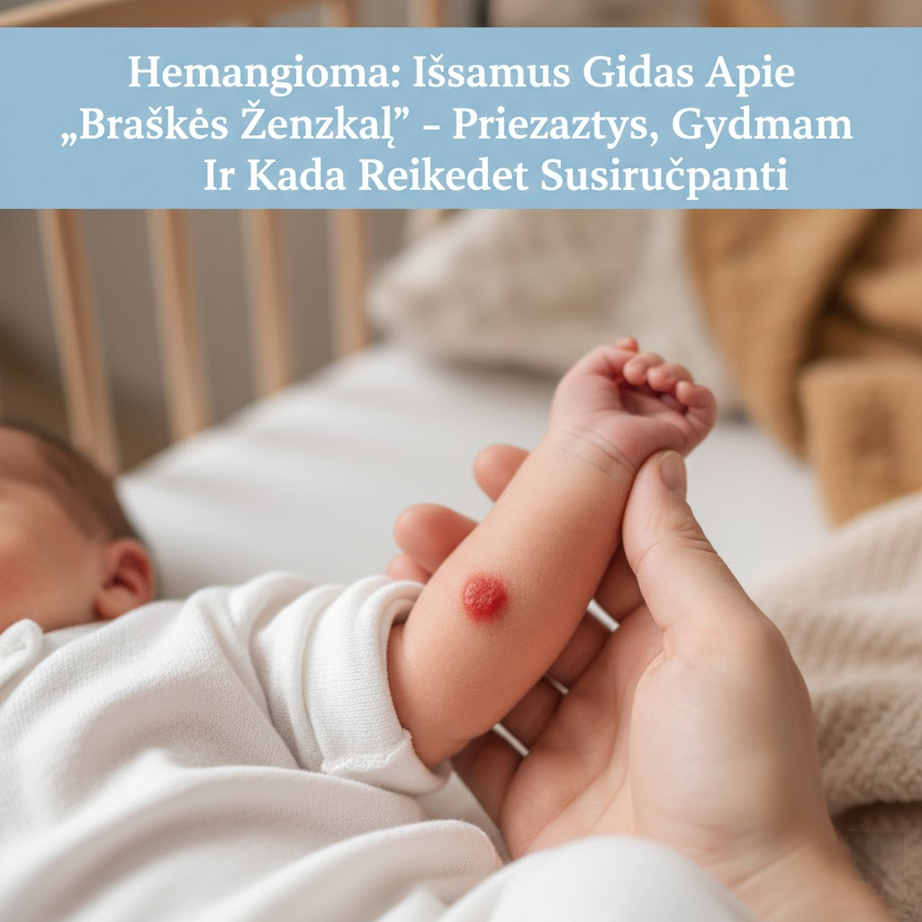 Hemangioma: Išsamus Gidas Apie „Braškės Ženklą“ – Priežastys, Gydymas Ir Kada Reikėtų Susirūpinti
