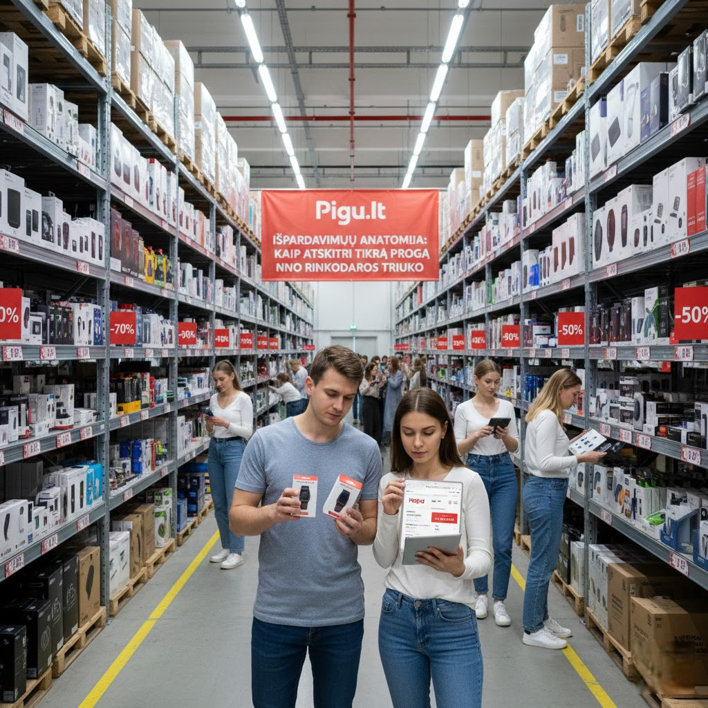 Pigu.lt išpardavimų anatomija: kaip atskirti tikrą progą nuo rinkodaros triuko