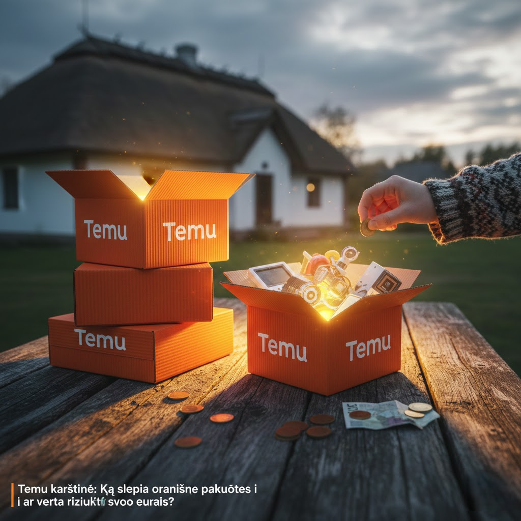 Temu karštinė: Ką slepia oranžinės pakuotės ir ar verta rizikuoti savo eurais?