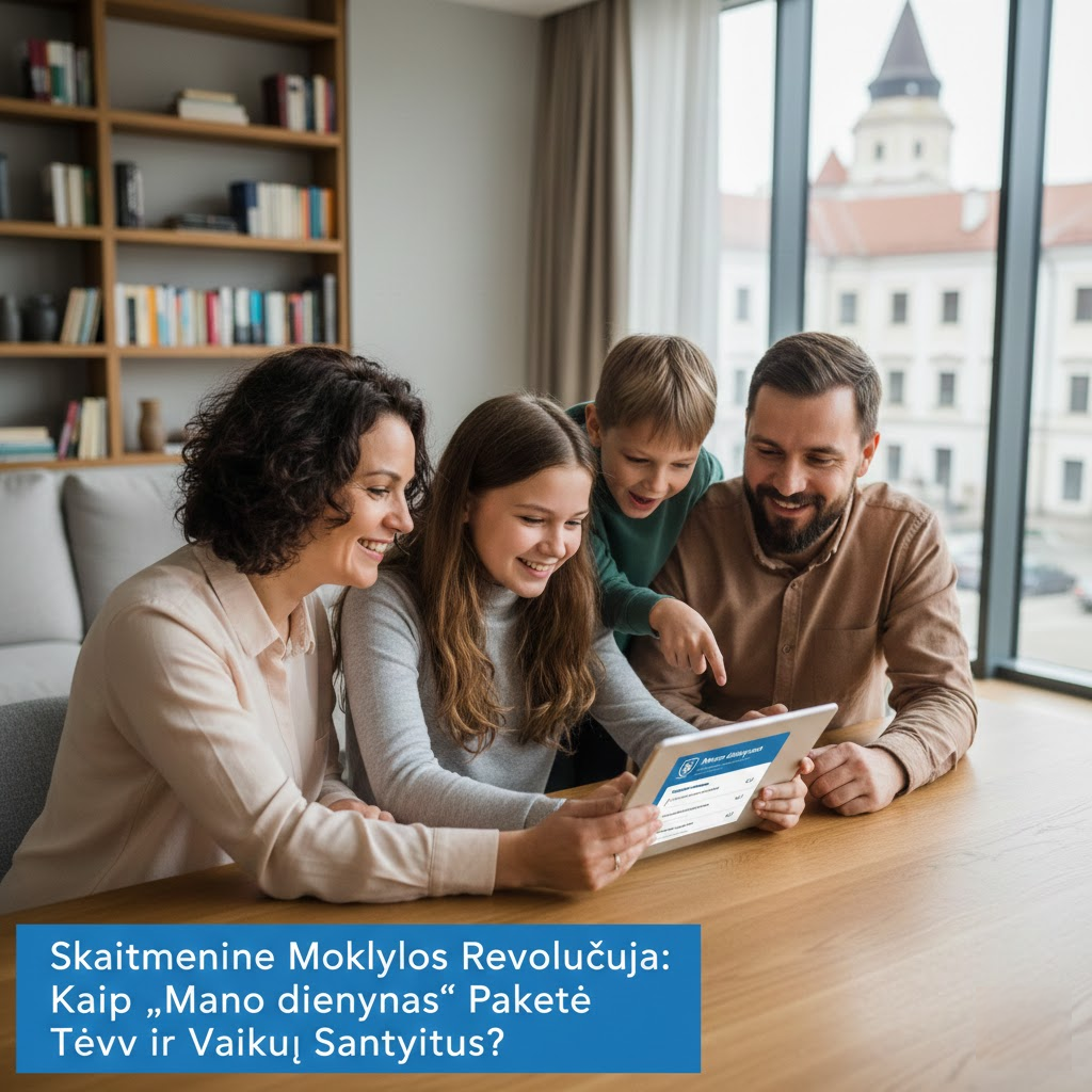 Skaitmeninė Mokyklos Revoliucija: Kaip „Mano dienynas“ Pakeitė Tėvų ir Vaikų Santykius?