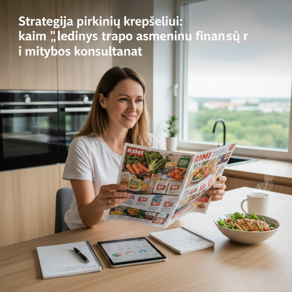 Strategija pirkinių krepšeliui: kaip „Rimi“ leidinys tapo asmeniniu finansų ir mitybos konsultantu