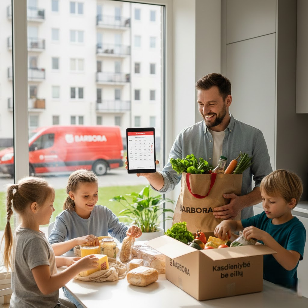 Kasdienybė be eilių: Kaip maksimaliai išnaudoti „Barboros“ pristatymo ekosistemą ir sutaupyti brangų laiką