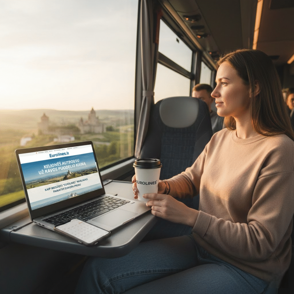Kelionės autobusu už kavos puodelio kainą: Kaip medžioti „Eurolines“ nuolaidas ir pamatyti Europą pigiau