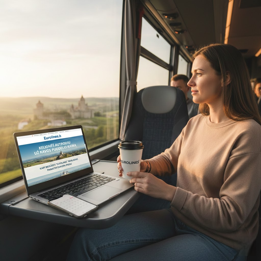 Kelionės autobusu už kavos puodelio kainą: Kaip medžioti „Eurolines“ nuolaidas ir pamatyti Europą pigiau