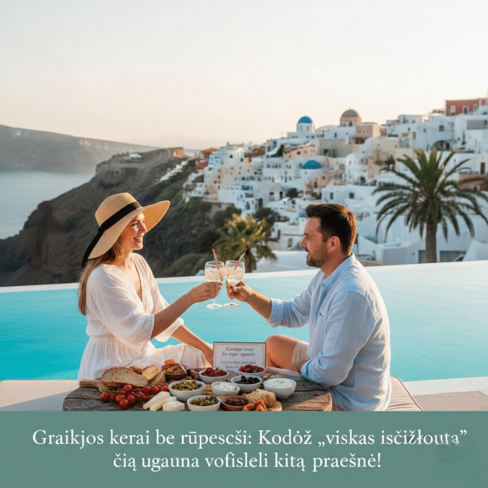 Graikijos kerai be rūpesčių: Kodėl „viskas įskaičiuota“ čia įgauna visiškai kitą prasmę?