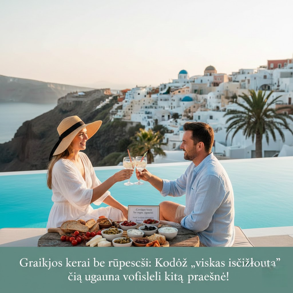 Graikijos kerai be rūpesčių: Kodėl „viskas įskaičiuota“ čia įgauna visiškai kitą prasmę?