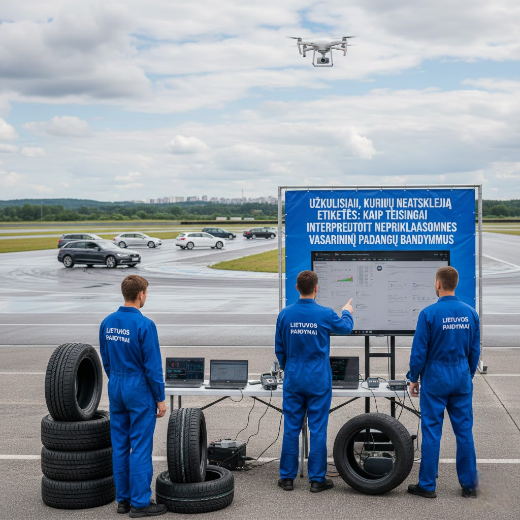 Užkulisiai, kurių neatskleidžia etiketės: Kaip teisingai interpretuoti nepriklausomus vasarinių padangų bandymus