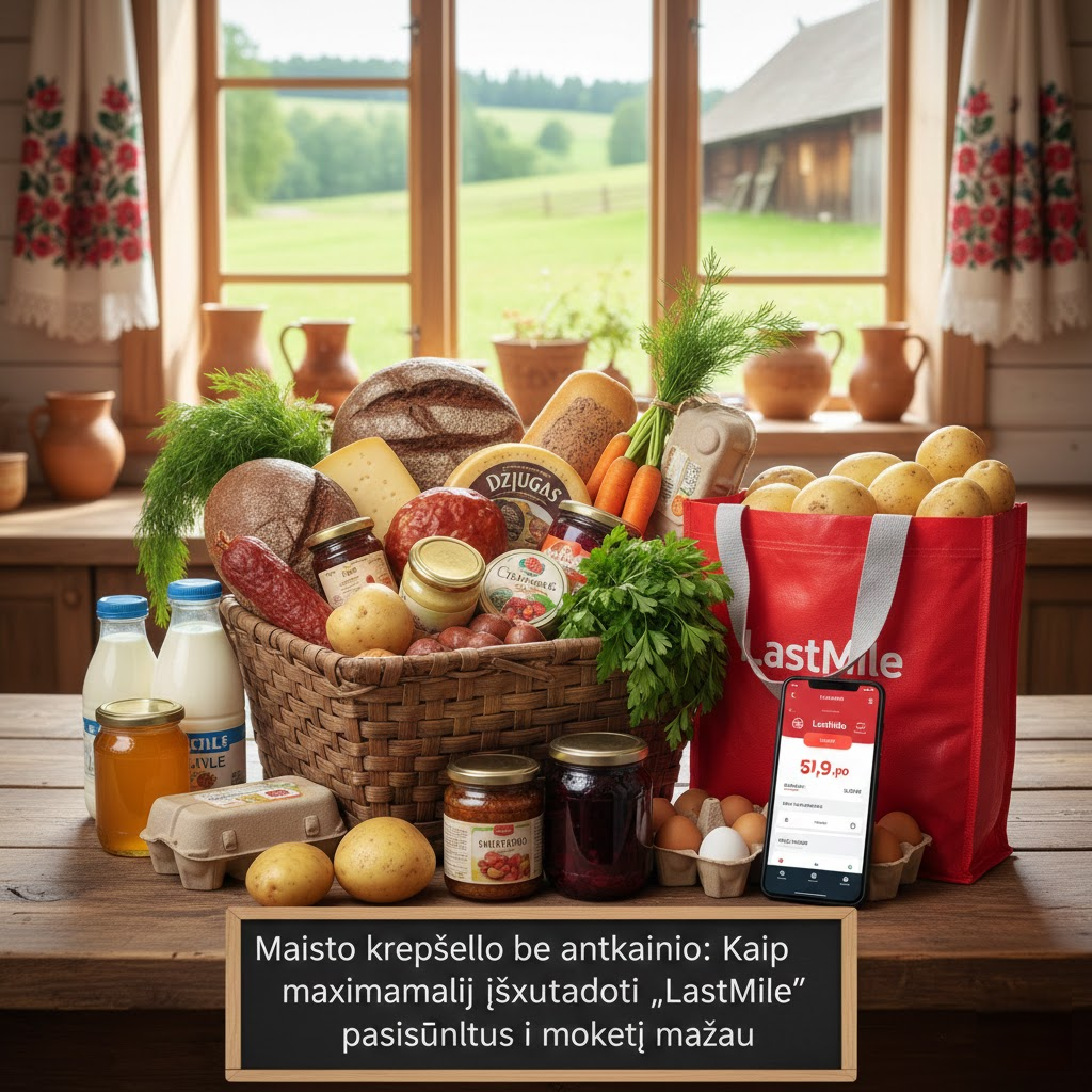 Maisto krepšelis be antkainio: Kaip maksimaliai išnaudoti „LastMile“ pasiūlymus ir mokėti mažiau