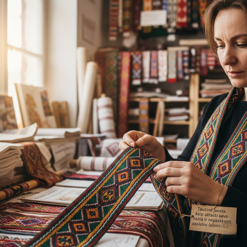 Tautinė juosta: kaip atrasti savo raštą ir nepasiklysti pasiūlos labirintuose