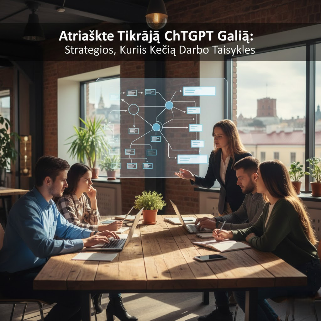 Atraskite Tikrąją ChatGPT Galią: Strategijos, Kurios Keičia Darbo Taisykles
