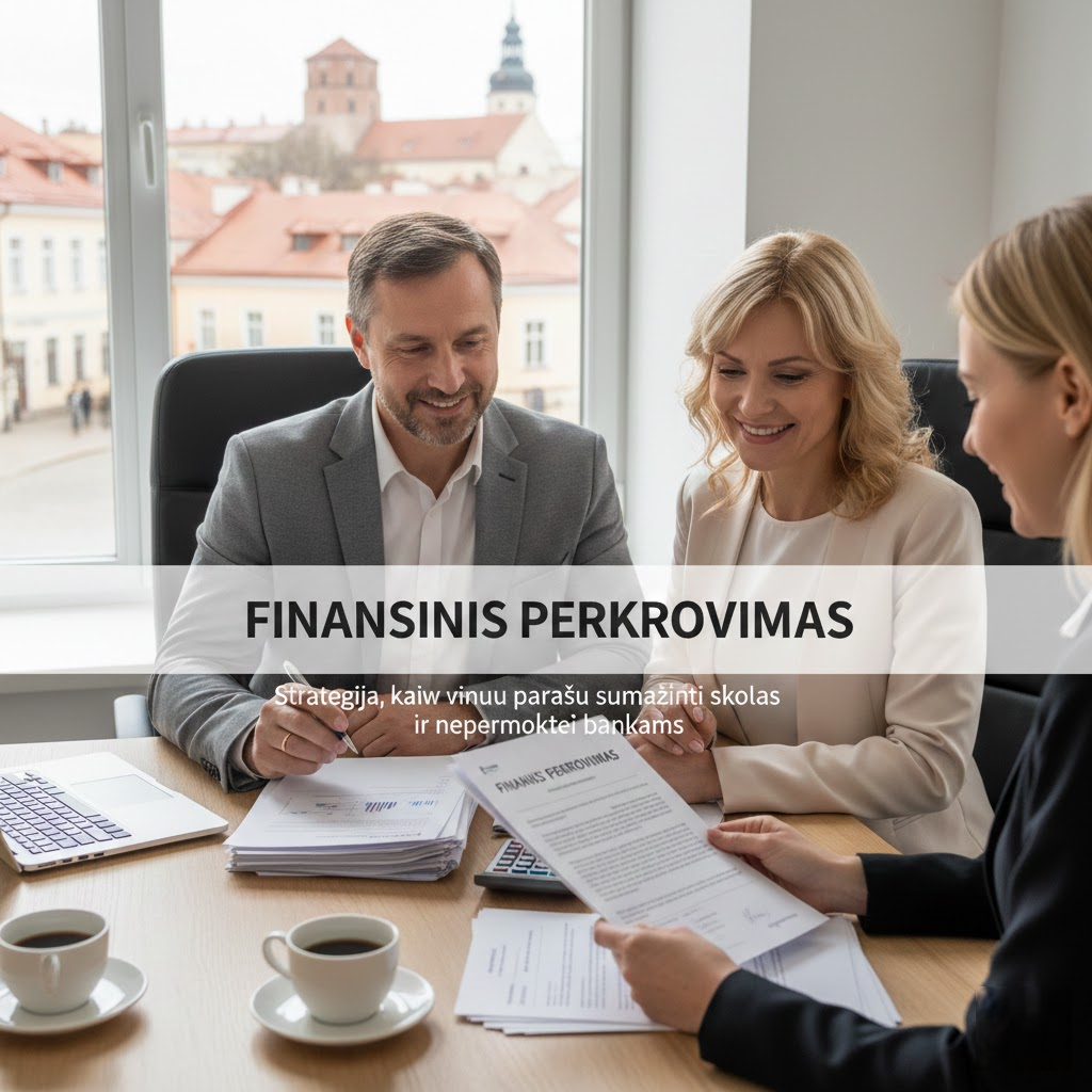 Finansinis perkrovimas: Strategija, kaip vienu parašu sumažinti skolas ir nepermokėti bankams