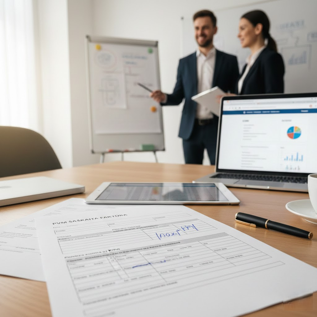 PVM sąskaitos faktūros anatomija: Kaip paruošti dokumentą, kuris patiks ir klientui, ir VMI