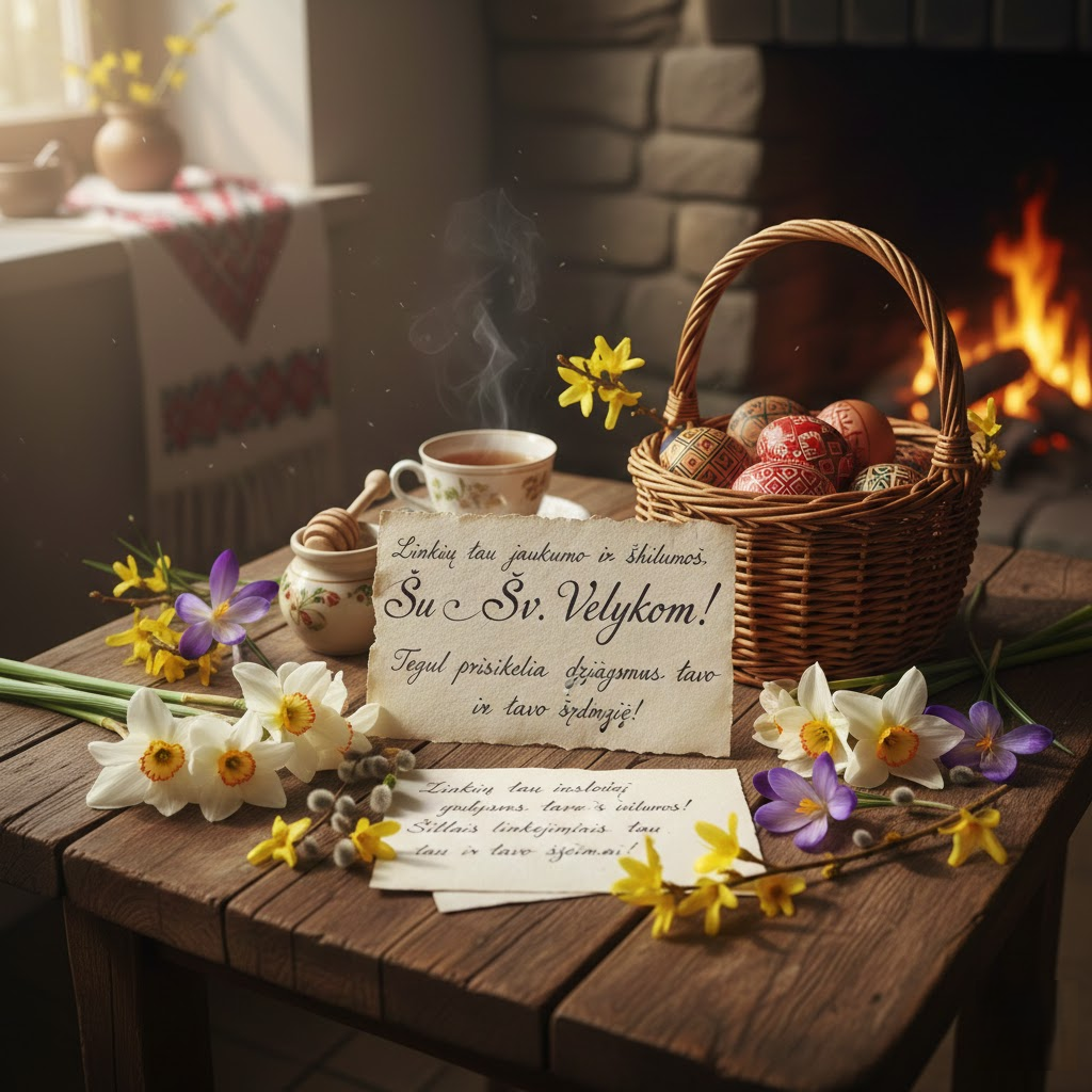 Žodžiai, kvepiantys pavasariu: Kaip atrasti tobulą Velykų sveikinimą kiekvienam