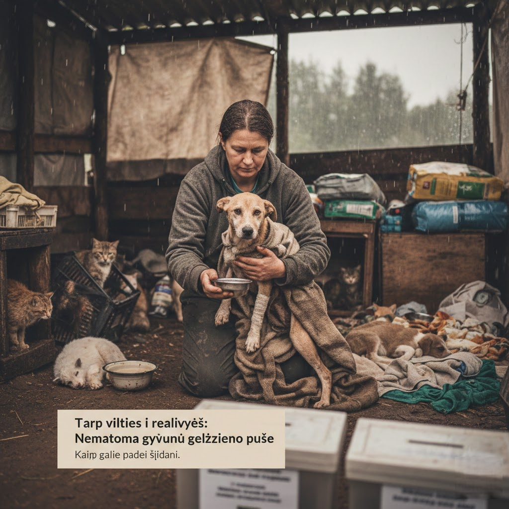 Tarp vilties ir realybės: Nematoma gyvūnų gelbėjimo pusė ir kaip galite padėti šiandien