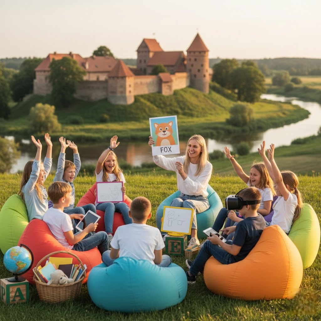 Anglų kalbos kursai vaikams: Kaip paversti mokymąsi ne prievole, o mylimu hobiu?