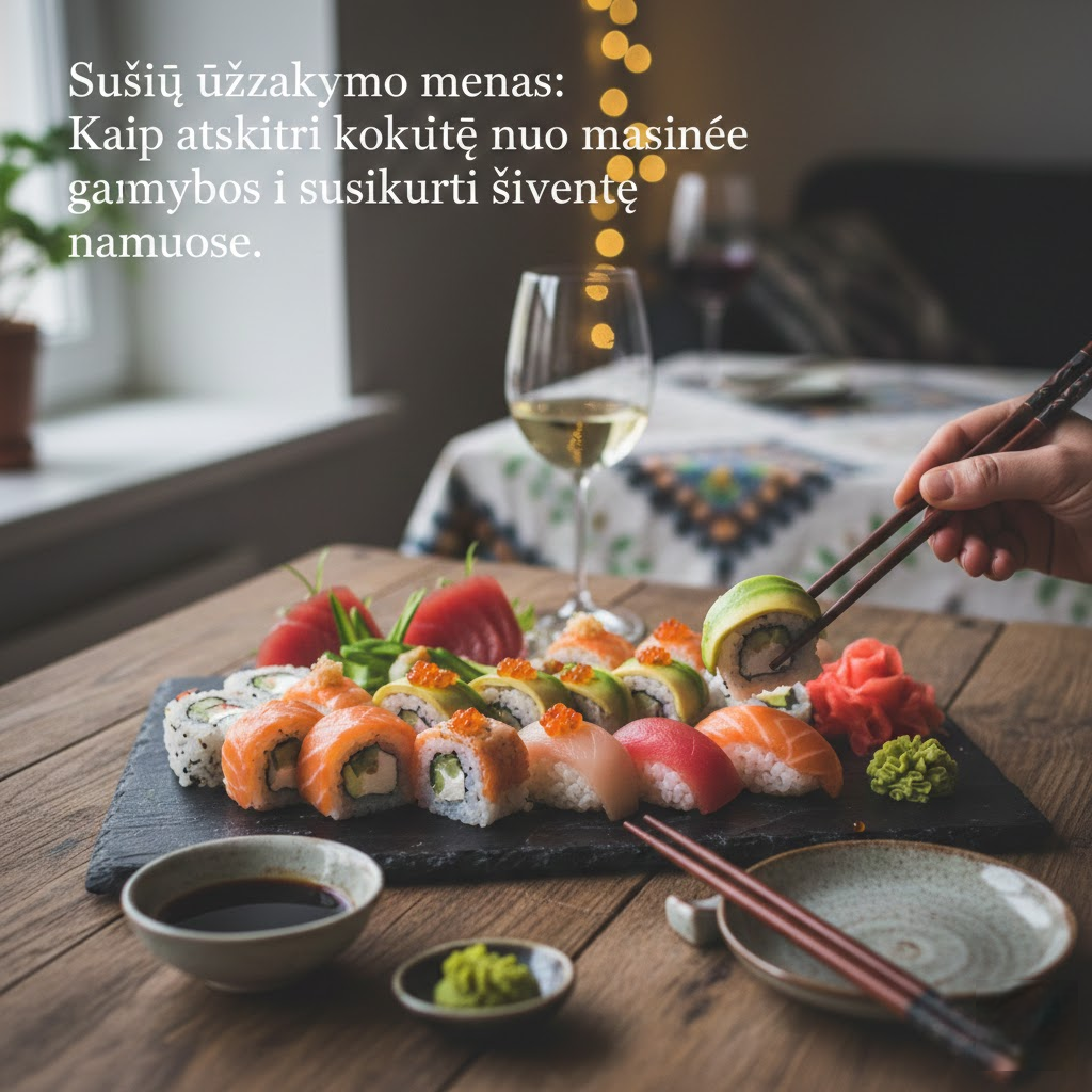 Sušių užsakymo menas: Kaip atskirti kokybę nuo masinės gamybos ir susikurti šventę namuose