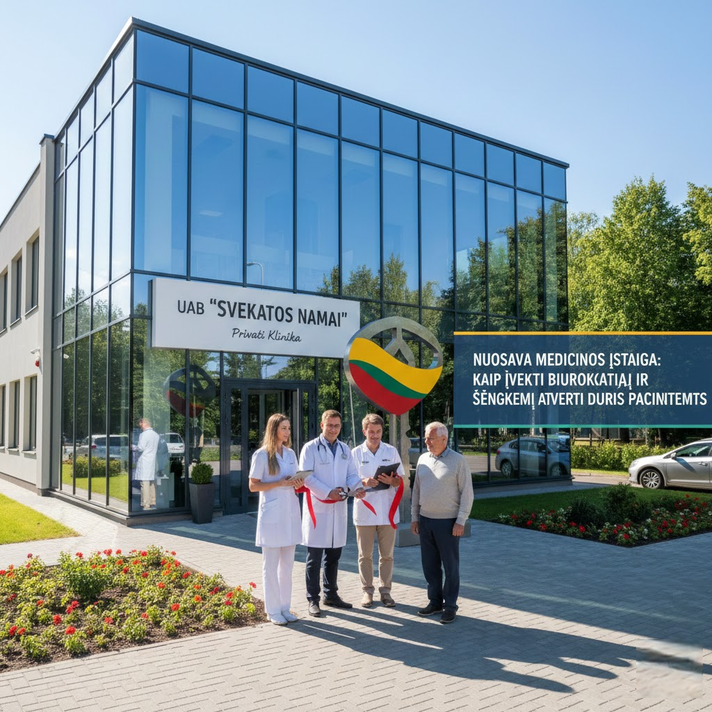 Nuosava medicinos įstaiga: Kaip įveikti biurokratiją ir sėkmingai atverti duris pacientams