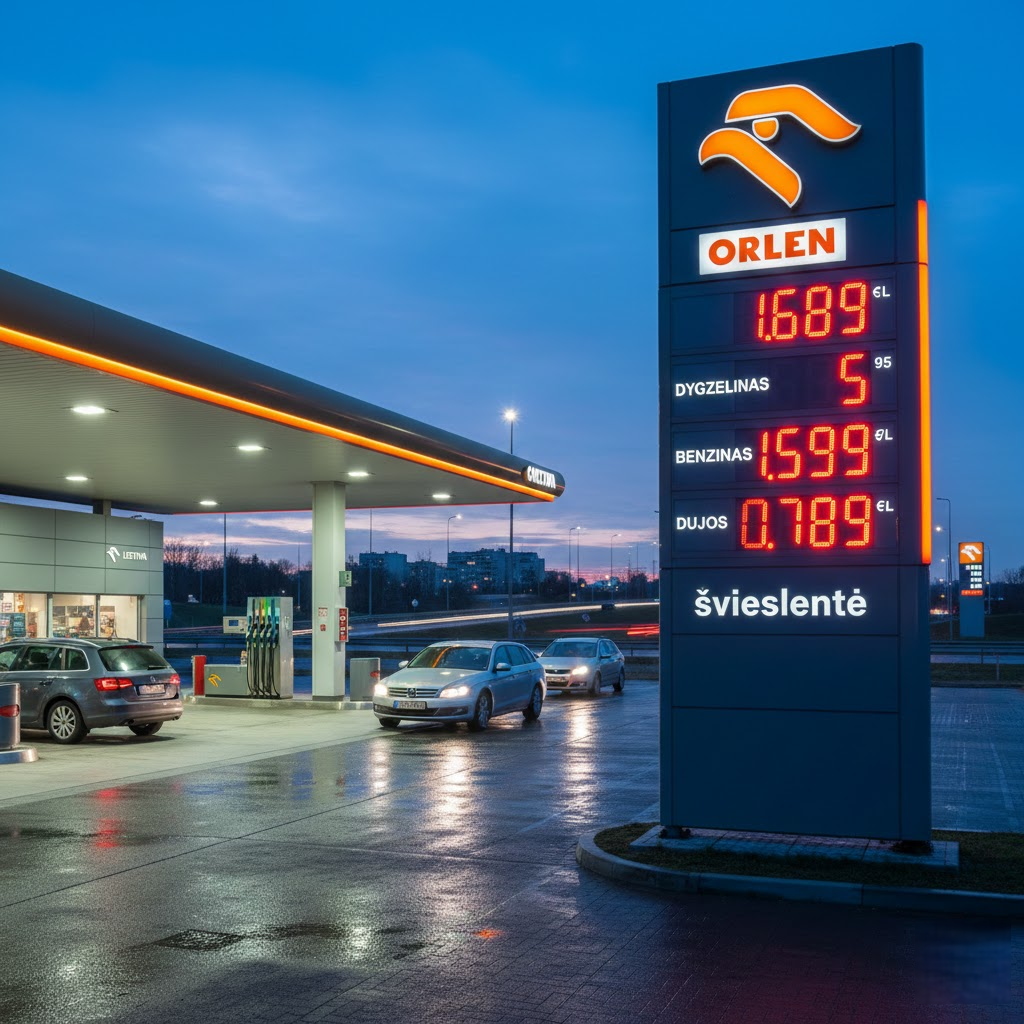 Dyzelino kaina degalinėse: Kas iš tikrųjų diktuoja skaičius švieslentėse ir ko laukti ateityje?