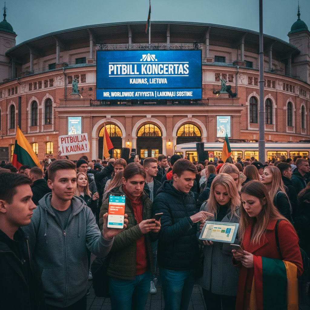 Mr. Worldwide Atvyksta į Laikinąją Sostinę: Strategija Įsigyjant Bilietus į Pitbull Koncertą