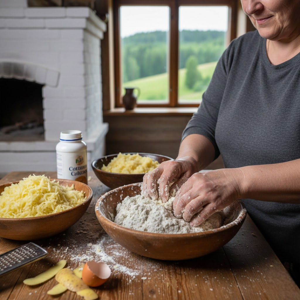 Mitinė „klijų“ paieška: Kaip paruošti cepelinų tešlą, kuri niekada nenuvils