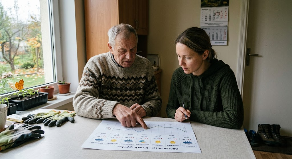 Orai savaitei: kodėl septynių dienų prognozė yra svarbiausias mūsų planavimo įrankis?