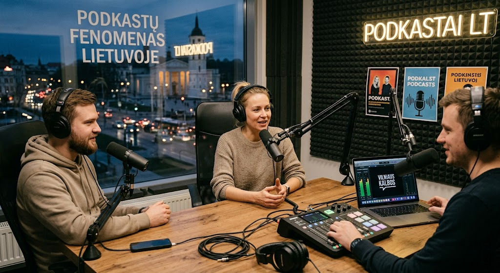 Podcastų fenomenas Lietuvoje: Išsamus gidas nuo klausytojo iki turinio kūrėjo