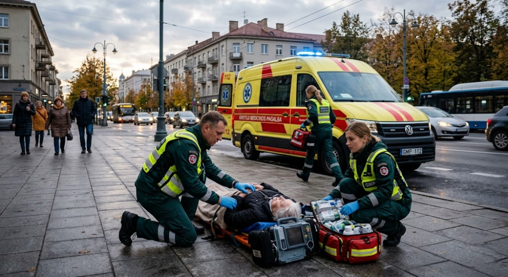 Greitoji medicinos pagalba Lietuvoje: viskas, ką privalote žinoti apie kovą už kiekvieną sekundę