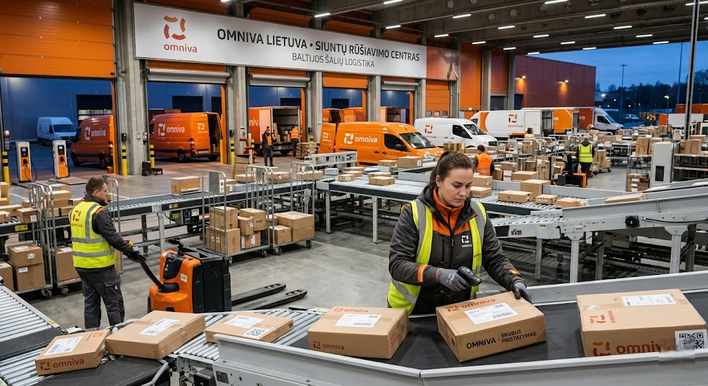 Omniva: Viskas, ką reikia žinoti apie siuntų pristatymą, inovacijas ir logistikos ateitį Baltijos šalyse