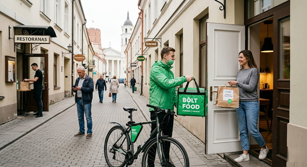 "Bolt Food" Lietuvoje: Revoliucija Lėkštėje – Viskas, Ką Reikia Žinoti Vartotojui, Kurjeriui ir Verslui
