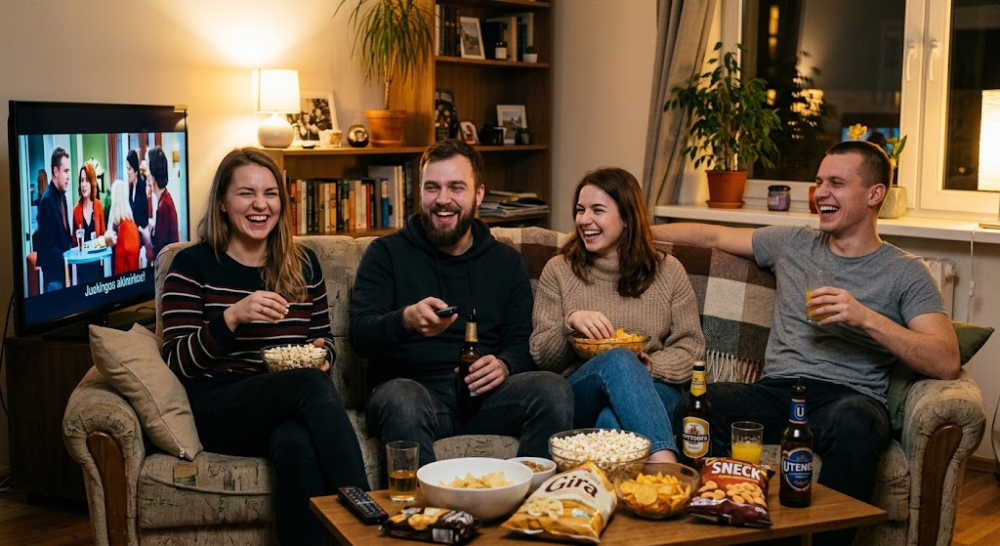 Komedijos filmai: Ką pasirinkti tobulam kino vakarui